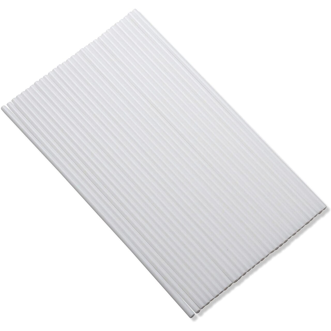 Juvale 30-Pack Plastic White Dowel Rods for Tiered Cake Construction and Crafts, 12 x 1/4 Inches